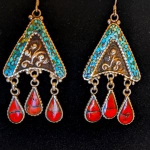 Turquoise earrings